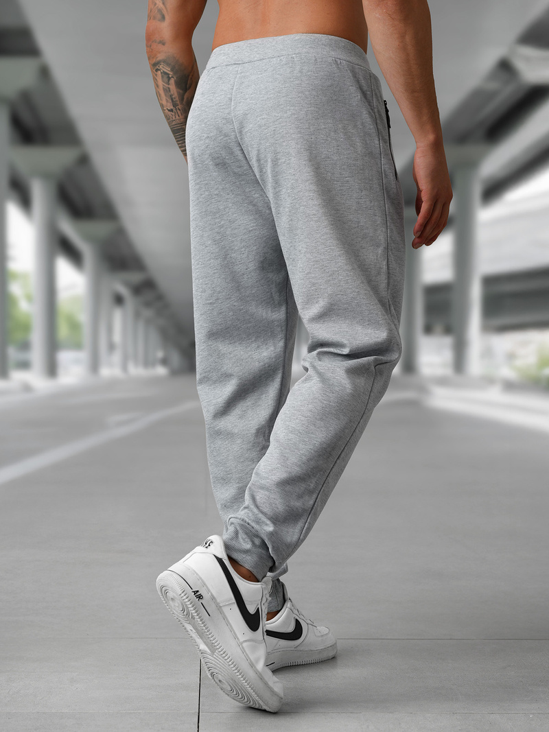Pantalón de chándal de hombre gris OZONEE JS/15K1835/2