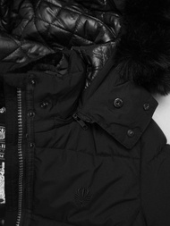 Chaqueta de mujer negra OZONEE O/W377