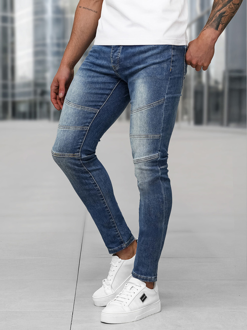 Vaqueros de hombre azul oscuro OZONEE NB/MP0082BS