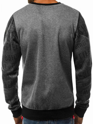 Sudadera de hombre grafito OZONEE JS/DD236