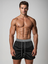 Bañador de hombre negro-gris OZONEE JS/17K561/3Z