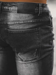 Vaqueros de hombre negras OZONEE NB/MP0126N