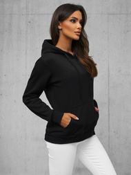 Sudadera de mujer negra OZONEE JS/W02Z