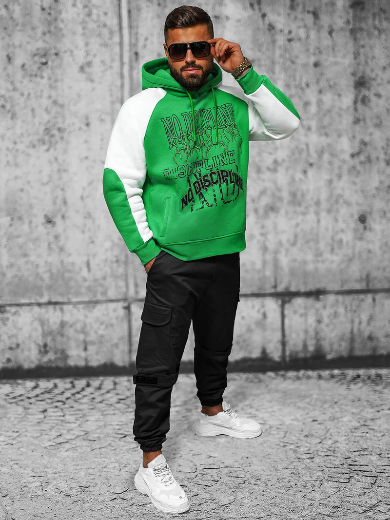 Sudadera de verde OZONEE O/SWE23037