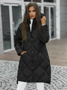 Chaqueta de mujer negra OZONEE JS/5M3168/392Z