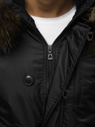 Chaqueta de hombre negra OZONEE O/99123