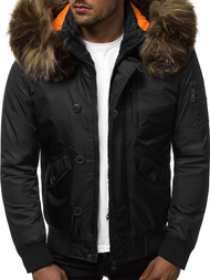 Chaqueta de hombre negra OZONEE O/99123