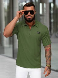 Polo de hombre caqui OZONEE O/YN2/593