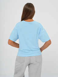 Camiseta de mujer azul claro OZONEE JS/RJ77247