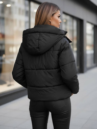 Chaqueta de mujer negra OZONEE JS/16M9188/392Z