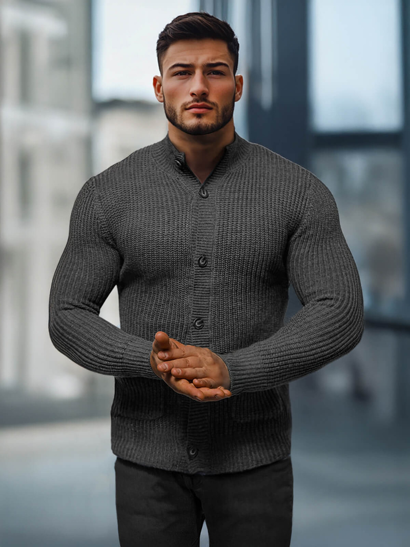 Jersey de hombre grafito OZONEE NB/MM6020/3Z