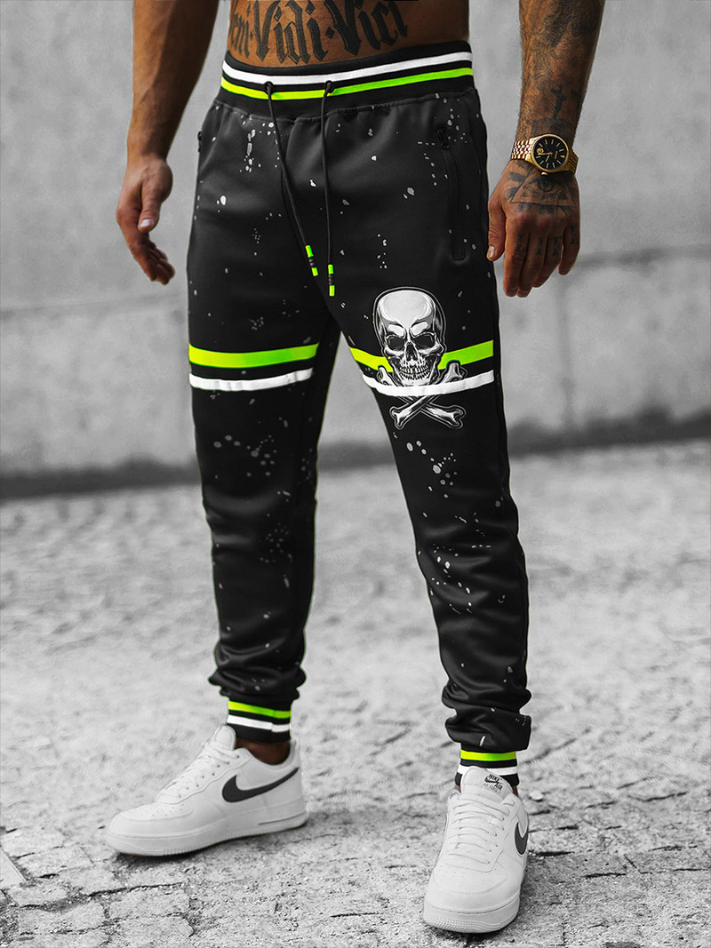 Pantalón de chándal de hombre negras OZONEE JS/K10227Z