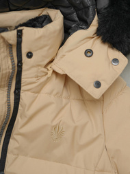 Chaqueta de mujer beige OZONEE O/W377Z