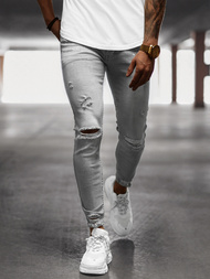 Vaqueros de hombre gris OZONEE O/WE1090