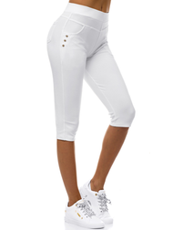 Leggings para mujer blancos OZONEE JS/1041/A11