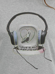 Camiseta de mujer gris OZONEE DJ77806