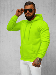 Sudadera de hombre neón verde OZONEE JS/2009Z
