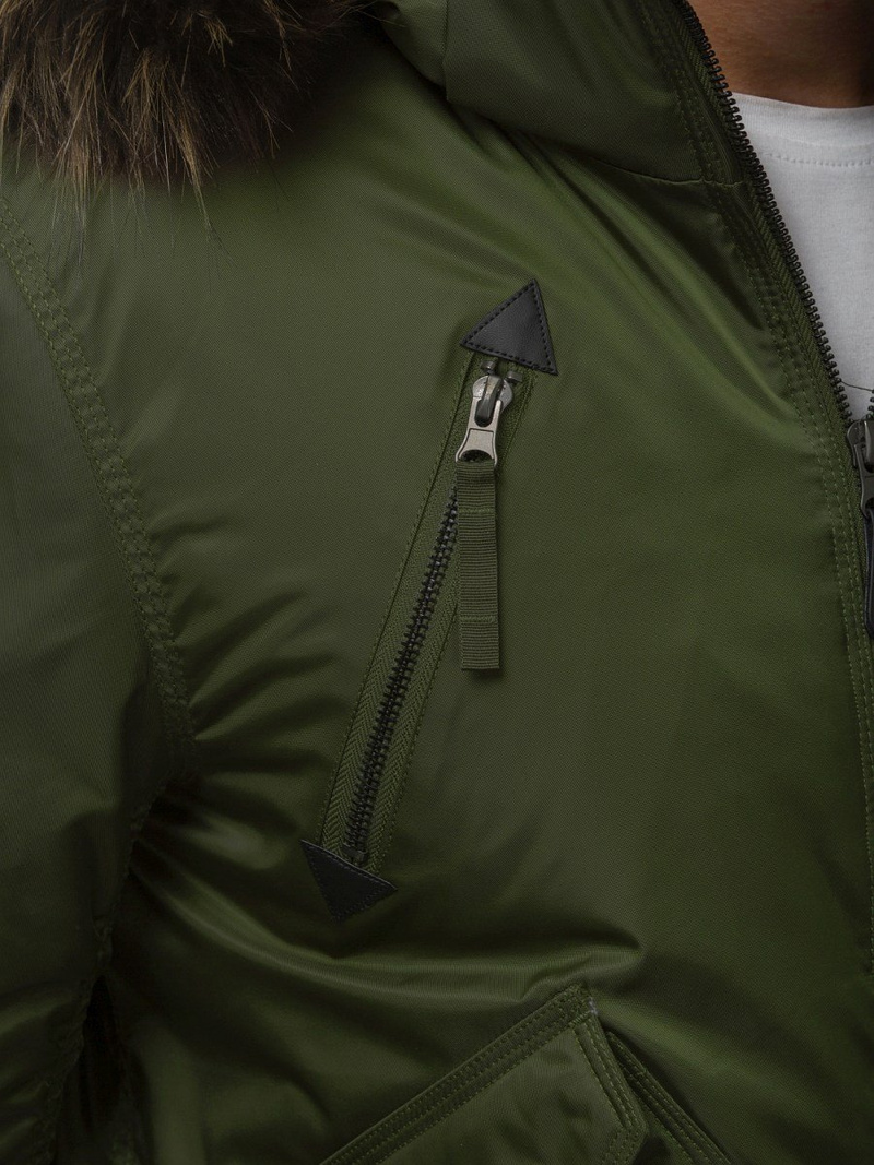 Chaqueta de hombre verde OZONEE O/99122