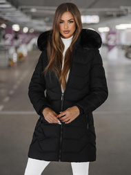 Chaqueta de mujer negra OZONEE JS/16M9121/392Z