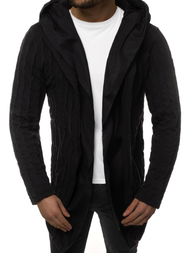 Sudadera de hombre negra OZONEE MACH/2138