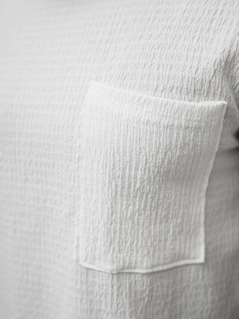 Camiseta de hombre blanco OZONEE O/Y960T