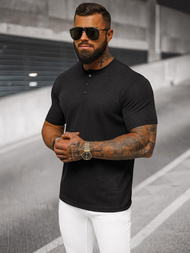 Camiseta de hombre negras OZONEE O/L1451