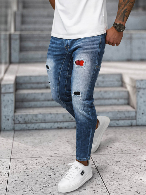 Vaqueros de hombre azul OZONEE NB/MP0050B