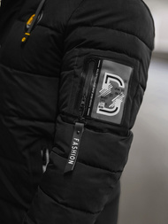 Chaqueta de hombre negra OZONEE JS/57M7503/392