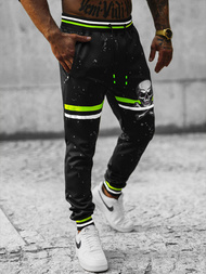 Pantalón de chándal de hombre negras OZONEE JS/K10227Z