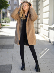 Chaqueta larga de invierno para mujer negra OZONEE JS/5M3352/392