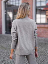 Conjunto de chándal de dos piezas gris OZONEE JS/53C5203/2