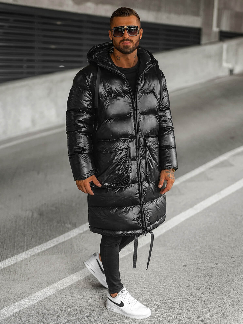 Chaqueta de hombre negro OZONEE O/M3205Z