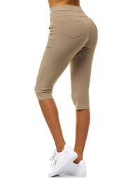 Leggings para mujer beige OZONEE JS/1041/A8