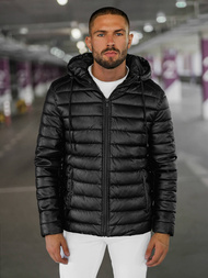 Chaqueta de hombre negra OZONEE O/11Z8088Z