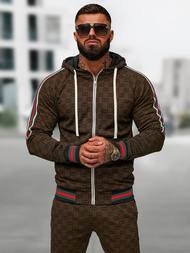 Chándal de hombre beige oscuro OZONEE O/FF5111AB