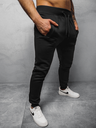 Pantalón de chándal de hombre negras OZONEE JS/XW01Z 
