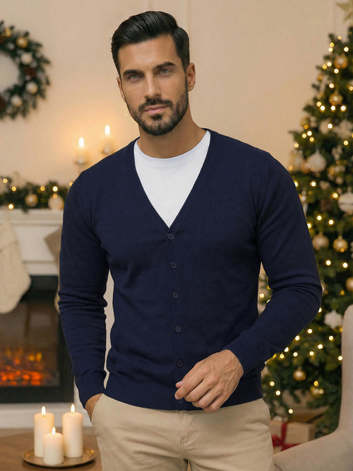 Jersey de hombre azul marino OZONEE NB/MM6006/6Z