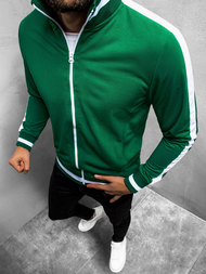 Sudadera de hombre verde OZONEE O/2126Z
