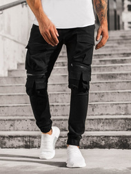 Pantalón jogger de hombre negras OZONEE G/2787