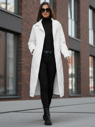 Chaqueta de mujer blanca OZONEE JS/5M3177/281Z