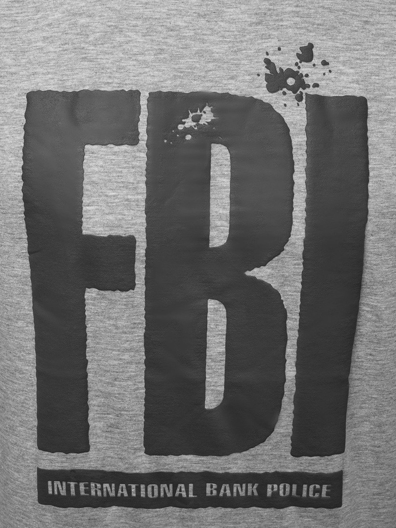 Camiseta de hombre gris OZONEE JS/SS100730Z