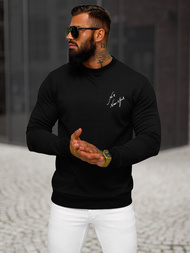Sudadera de hombre negra OZONEE O/P2031