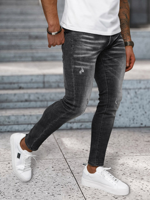 Vaqueros de hombre negras OZONEE NB/MP0070N