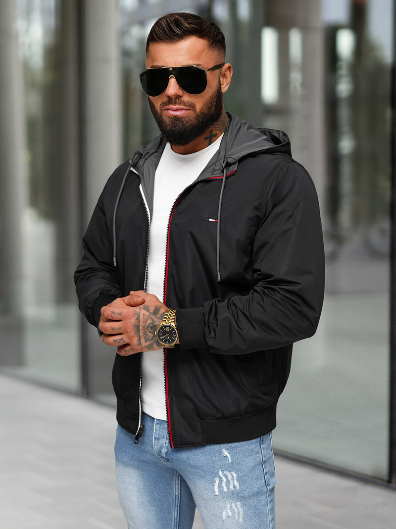 Chaqueta reversible para hombre siva OZONEE JS/16M9207/92