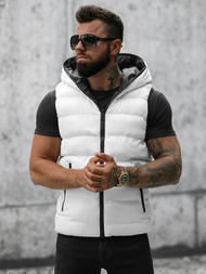 Chaleco de hombre blanca OZONEE N/7125