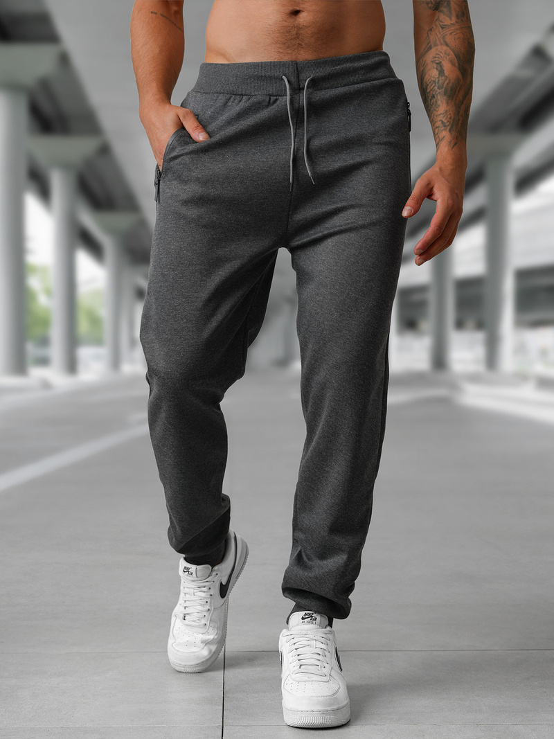 Pantalón de chándal de hombre grafito OZONEE JS/15K1835/5