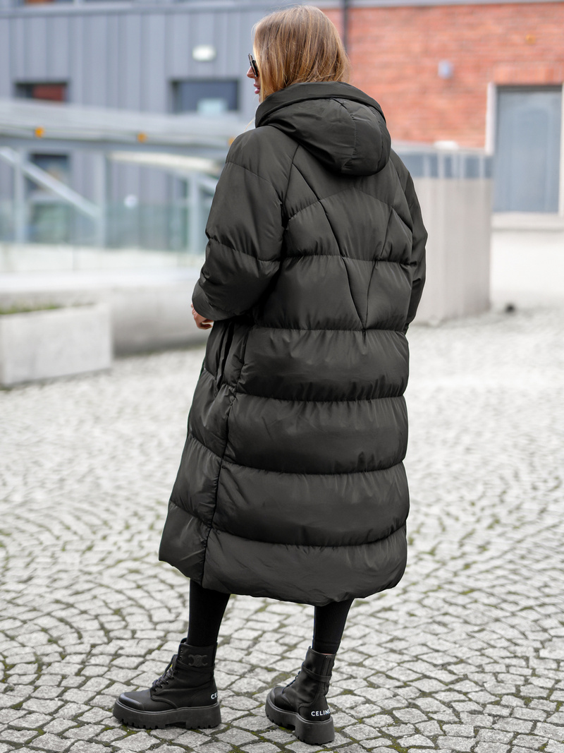 Chaqueta de mujer negra OZONEE JS/5M3163/392Z