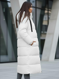 Chaqueta de mujer blanca OZONEE JS/5M3163/281Z