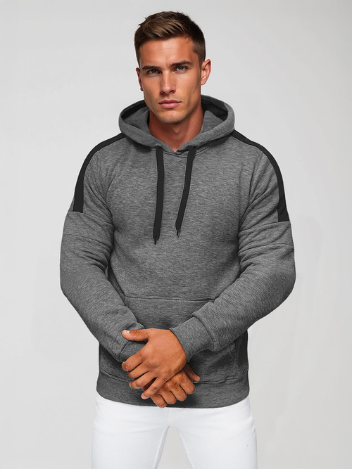 Sudadera de hombre grafito OZONEE JS/8B1318/5Z