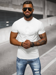 Camiseta de hombre blanco OZONEE NB/MT3103
